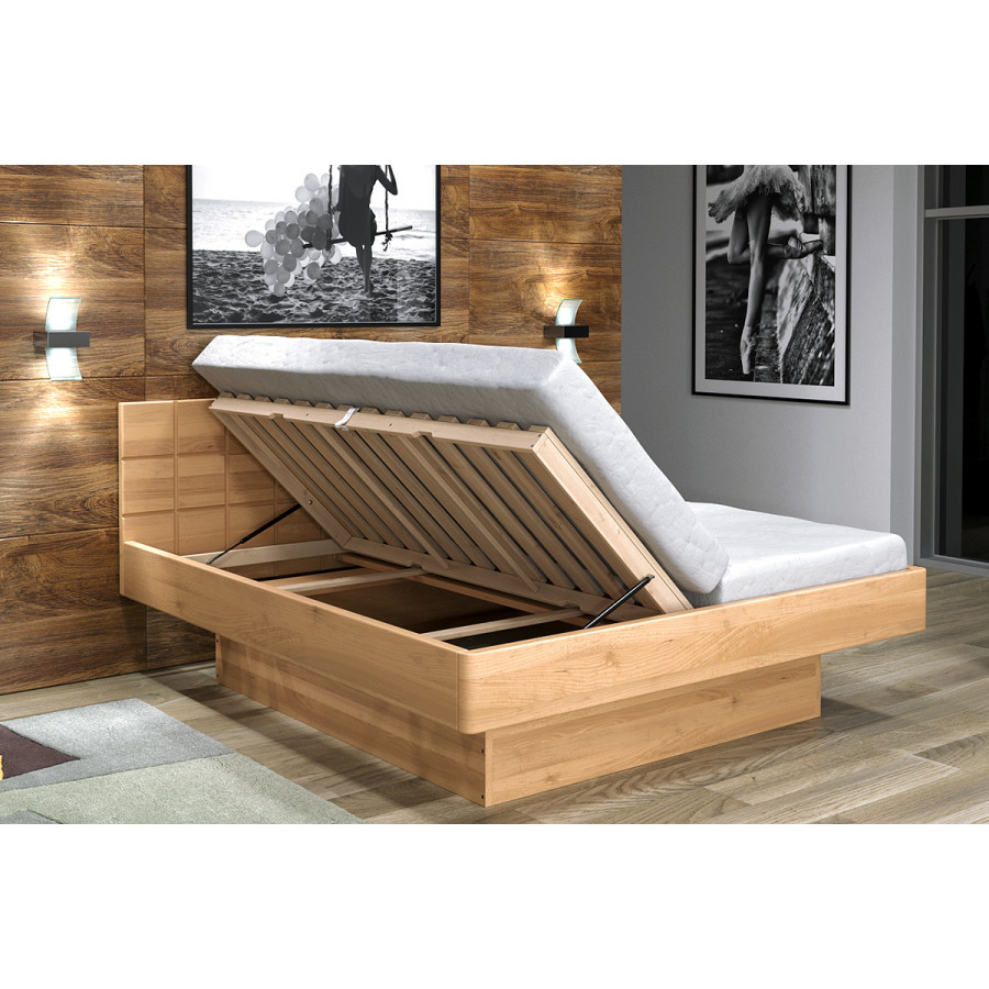 FÉNIX 2 DVOULŮŽKO s úložným prostorem, buk, dub, jasan