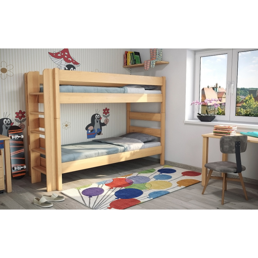 Patrová postel Junior 3 buk, dub, jasan