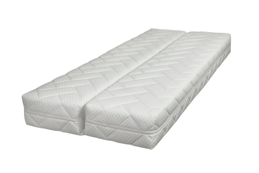Matrace k posteli EDEN lux  - matracovina bílá LUREX, rovná + půlená zip