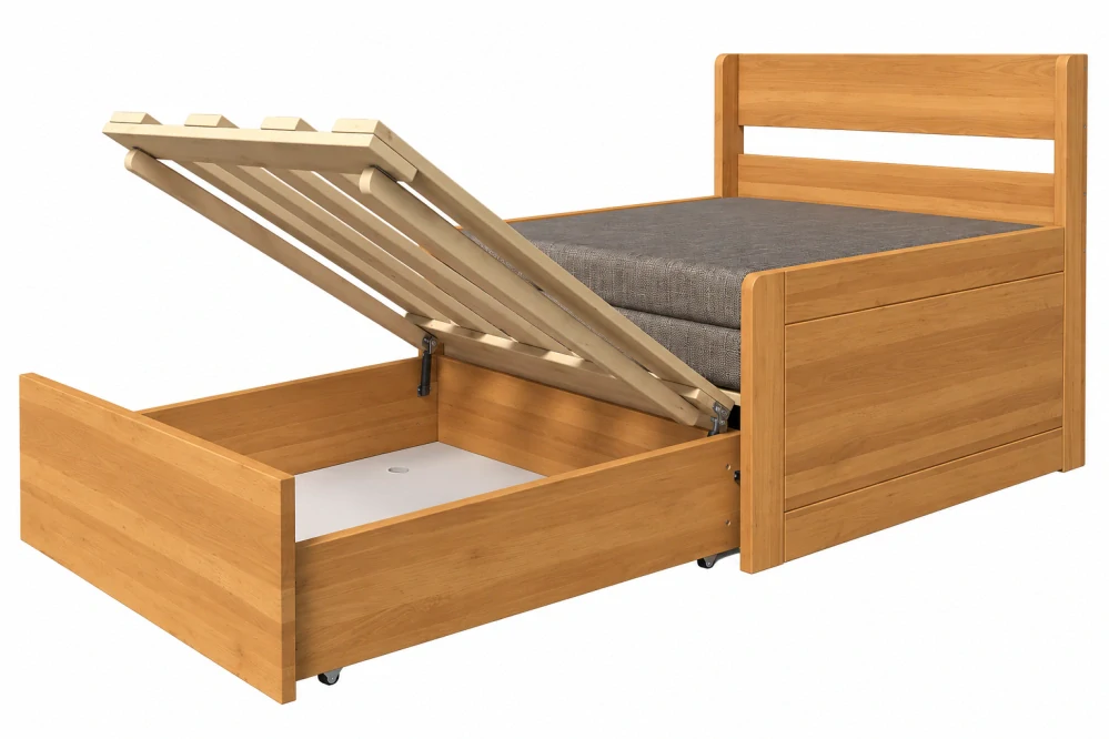 Rozkládací křeslo Sára buk, dub, jasan