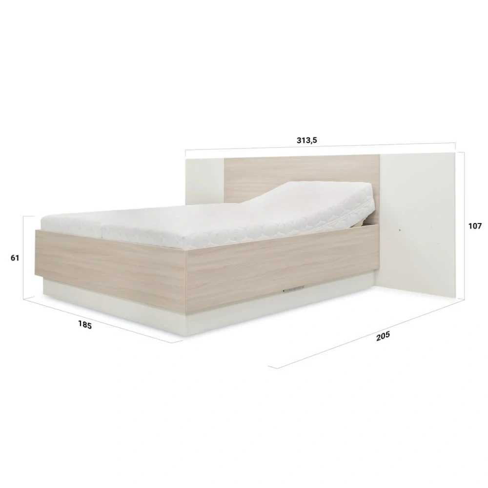 DVOULŮŽKO SMART XL s úložným prostorem 